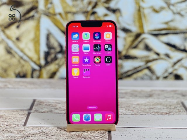 Eladó iPhone 13 Mini 128 GB PRODUCT RED szép állapotú - 12 HÓ GARANCIA - S1662