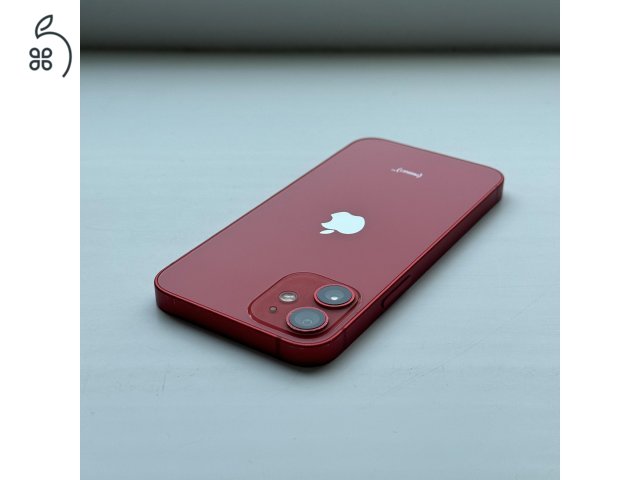 iPhone 12 mini 128GB Red - 1 ÉV GARANCIA, Kártyafüggetlen, 86% Akkumulátor