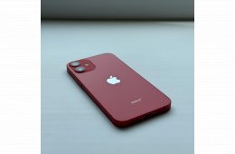 iPhone 12 mini 128GB Red Kártyafüggetlen, 1 ÉV GARANCIA, 83% Akkumulátor