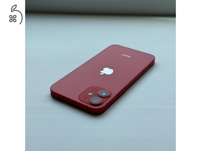 iPhone 12 mini 128GB Red Kártyafüggetlen, 1 ÉV GARANCIA, 83% Akkumulátor