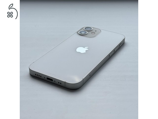 iPhone 12 mini 64GB White - Kártyfüggetlen, 1 ÉV GARANCIA, 100% Akkumulátor