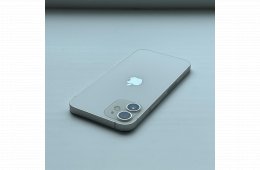 iPhone 12 mini 64GB White - 1 ÉV GARANCIA, Kártyafüggetlen, 100% Akkumulátor