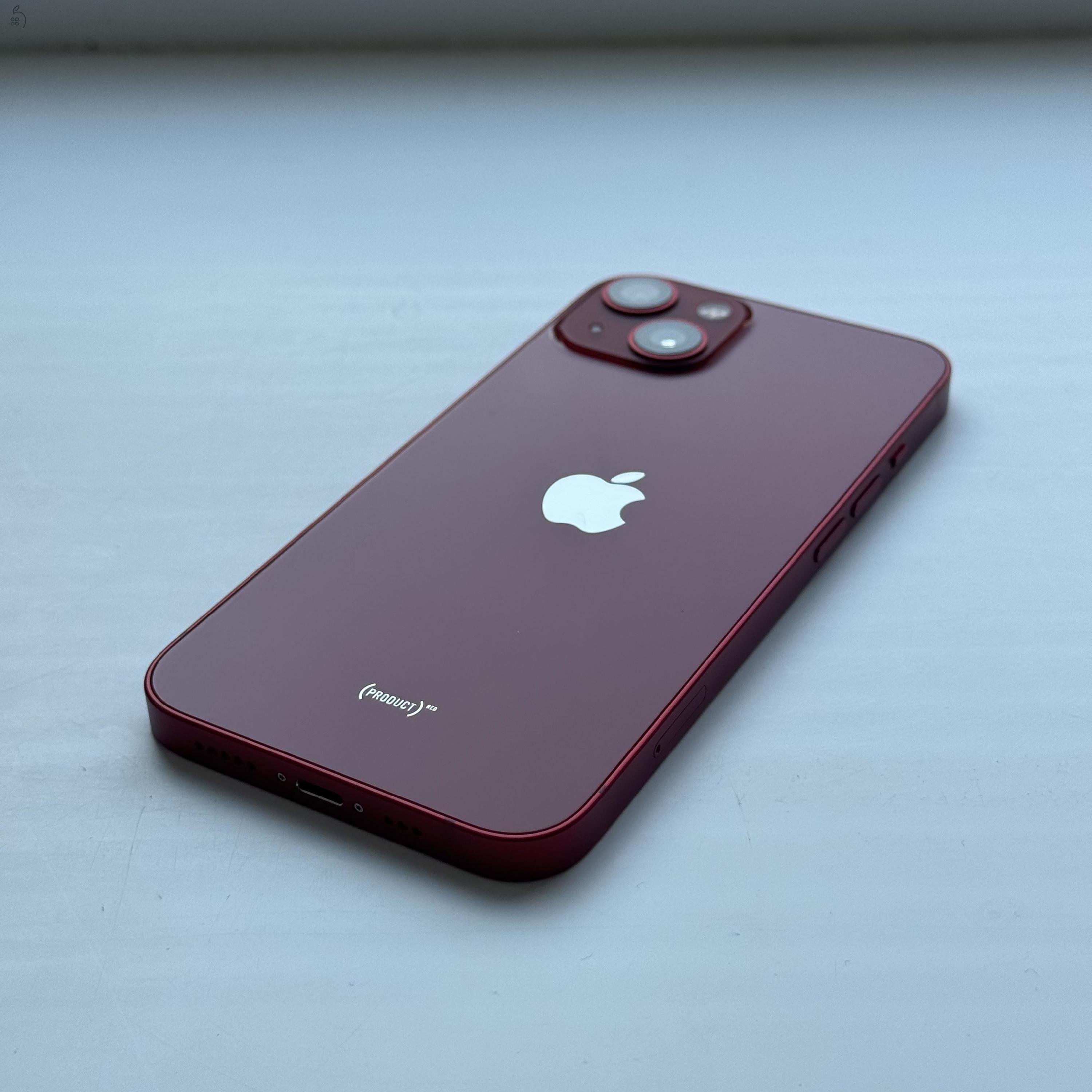 iPhone 13 128GB Red - 1 ÉV Garancia , Kártyafüggetlen, 86% Akkumulátor