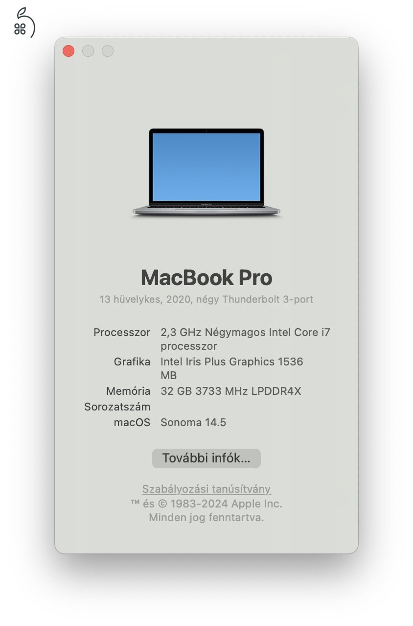 Macbook Pro 2020 i7 Touch Bar 13