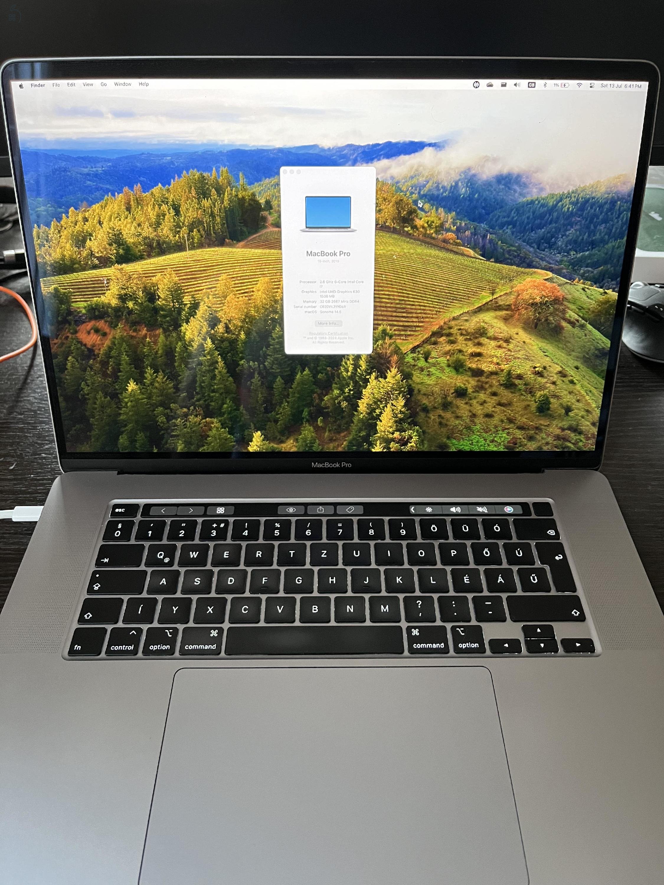 MacBook Pro (16-inch, 2019) 32GB RAM, Core i7, 512GB SSD