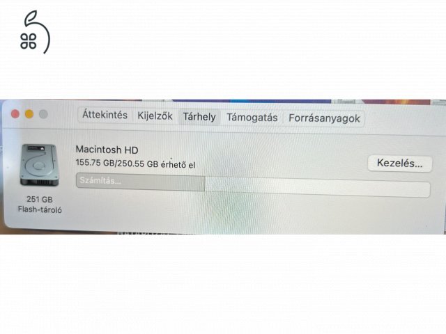 Mabook Pro 2016 - 2Ghz i5 - 8GB - Magyar billentyűzet