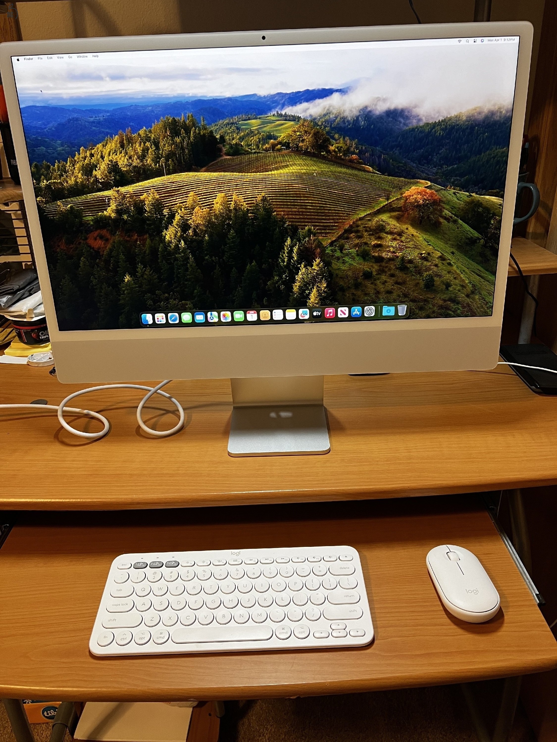 Új állapotú iMac M1-es processzorral