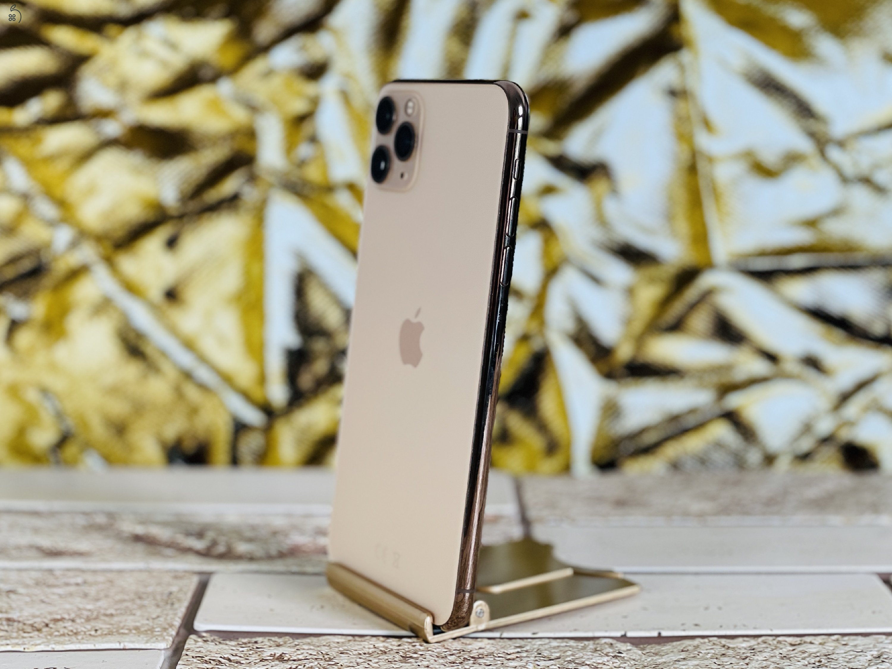 Eladó iPhone 11 Pro Max 64 GB Gold 100% aksi szép állapotú - 12 HÓ GARANCIA - S1722