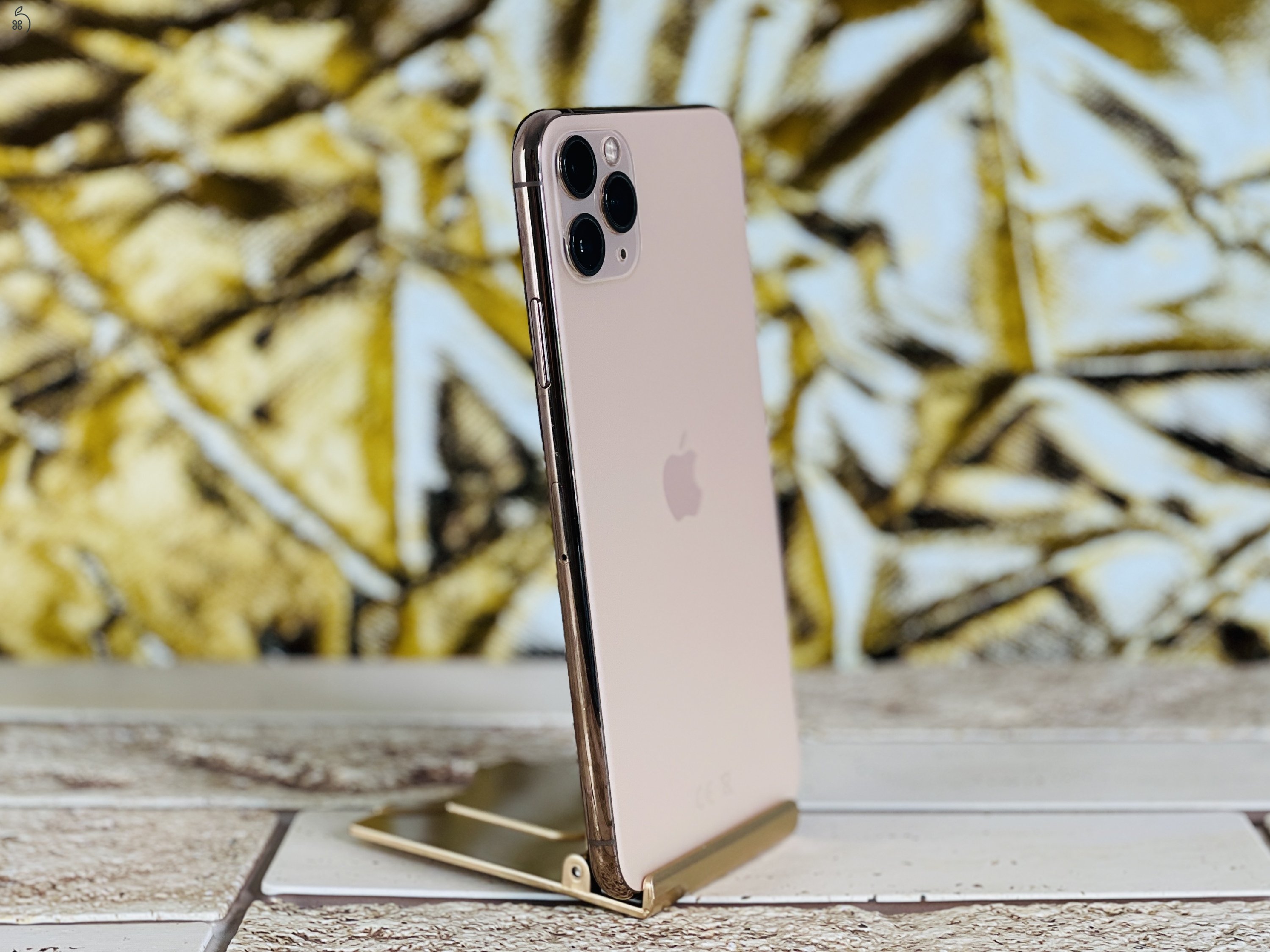 Eladó iPhone 11 Pro Max 64 GB Gold 100% aksi szép állapotú - 12 HÓ GARANCIA - S1722