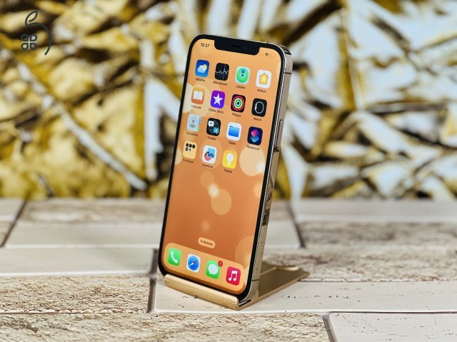 Eladó iPhone 12 Pro Max 256 GB Gold 100% aksi szép állapotú - 12 HÓ GARANCIA - S1725