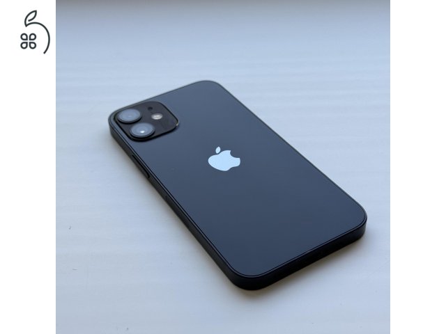 KARCMENTES iPhone 12 mini 128GB Black - Kártyfüggetlen, 1 ÉV GARANCIA, 83% Akkumulátor