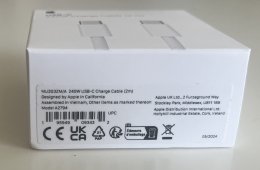 Új, eredeti Apple 240 wattos USB C töltőkábel (2 m)
