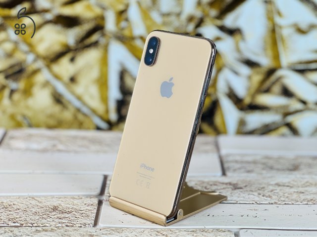 Eladó iPhone XS 64 GB Gold 100% aksi szép állapotú - 12 HÓ GARANCIA - S1726