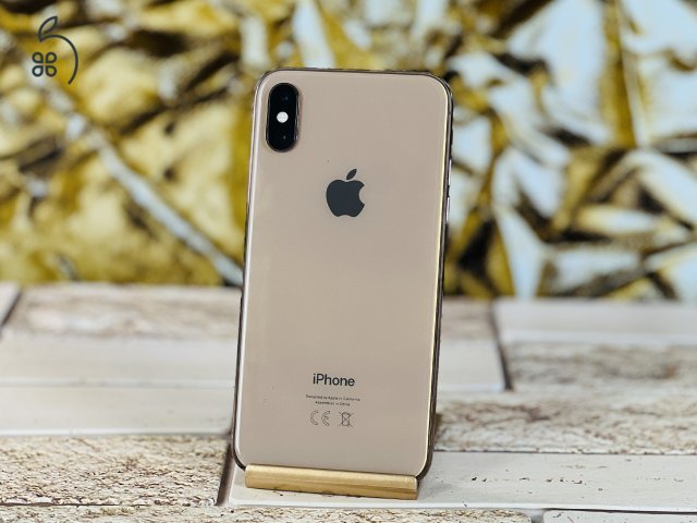 Eladó iPhone XS 64 GB Gold 100% aksi szép állapotú - 12 HÓ GARANCIA - S1726