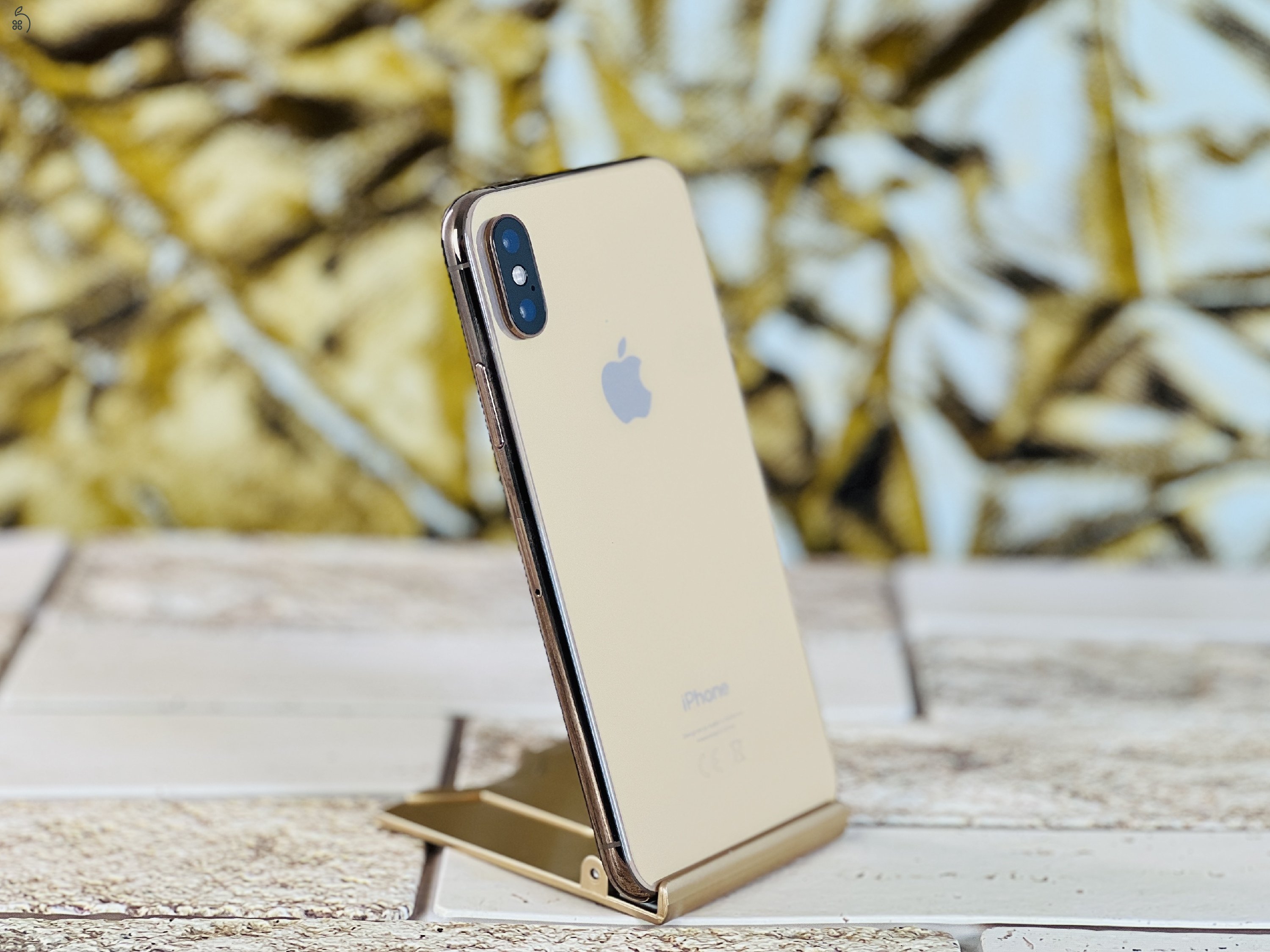 Eladó iPhone XS 64 GB Gold 100% aksi szép állapotú - 12 HÓ GARANCIA - S1726