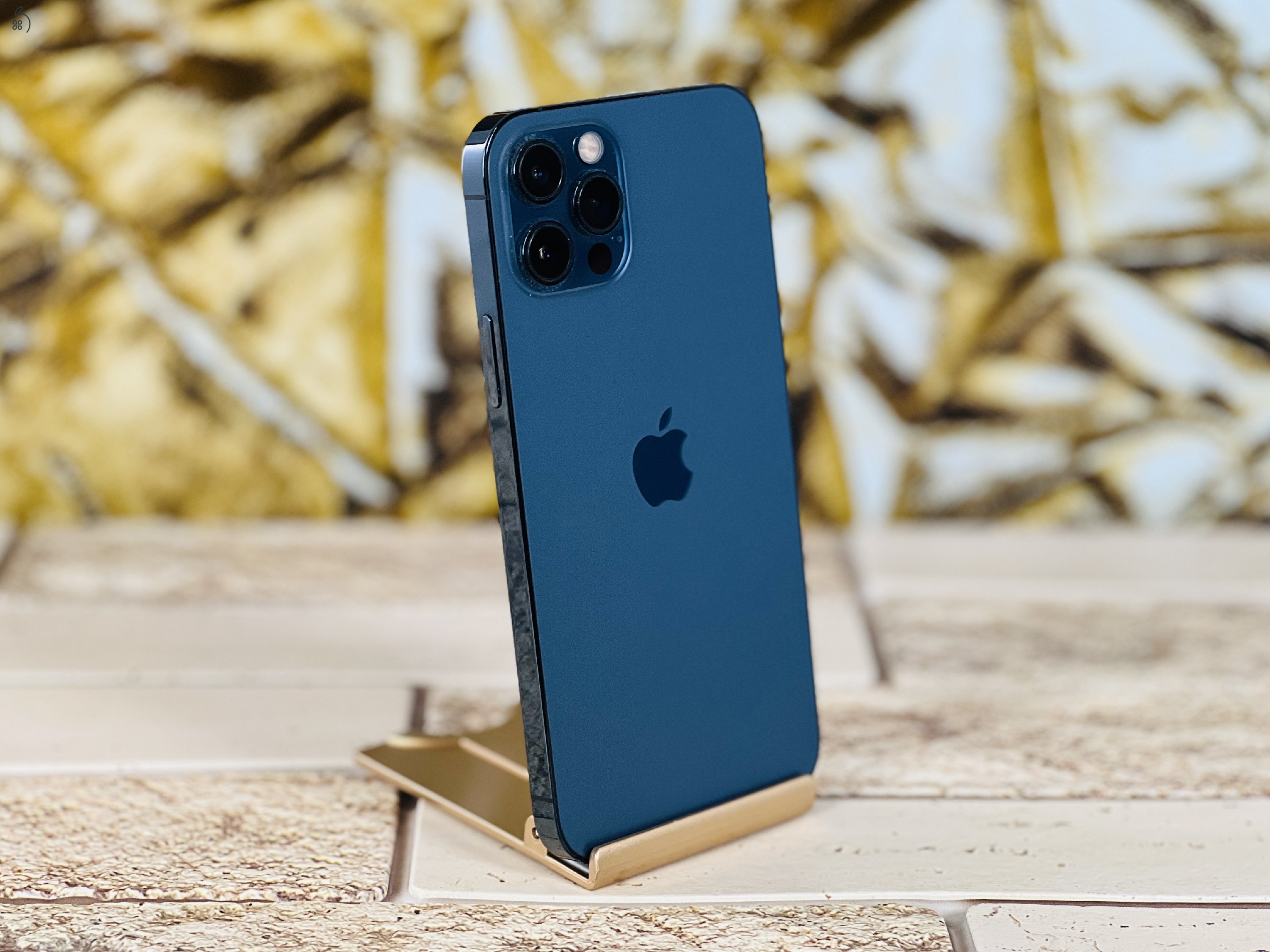 Eladó iPhone 12 Pro 128 GB Pacific Blue 100% aksi szép állapotú - 12 HÓ GARANCIA - S1758