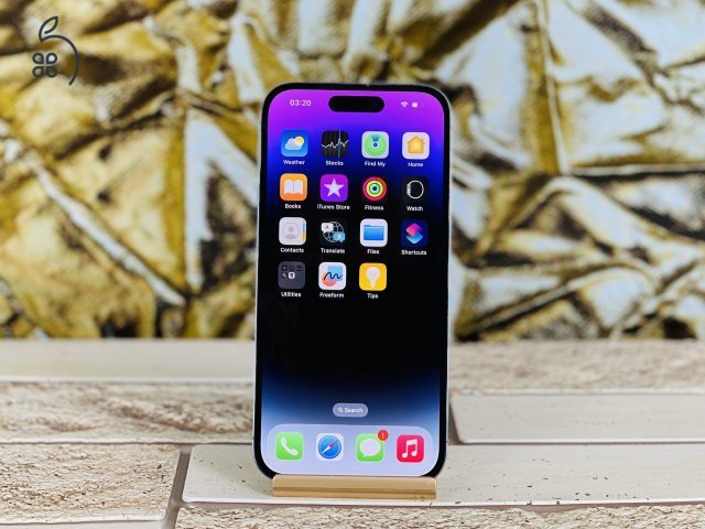 Eladó iPhone 14 Pro 256 GB Deep Purple szép állapotú - 12 HÓ GARANCIA - S1763