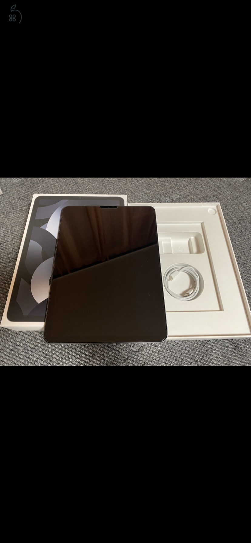 Apple iPad Air 5 (2022) 64GB Space Gray Wi-Fi - újszerű, hibátlan 