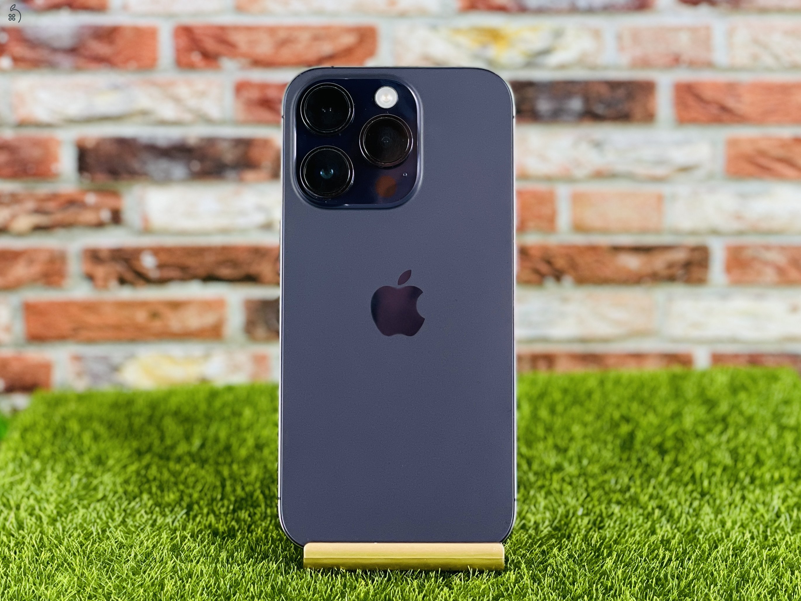 Eladó iPhone 14 Pro 256 GB Deep Purple szép állapotú - 12 HÓ GARANCIA - 1763