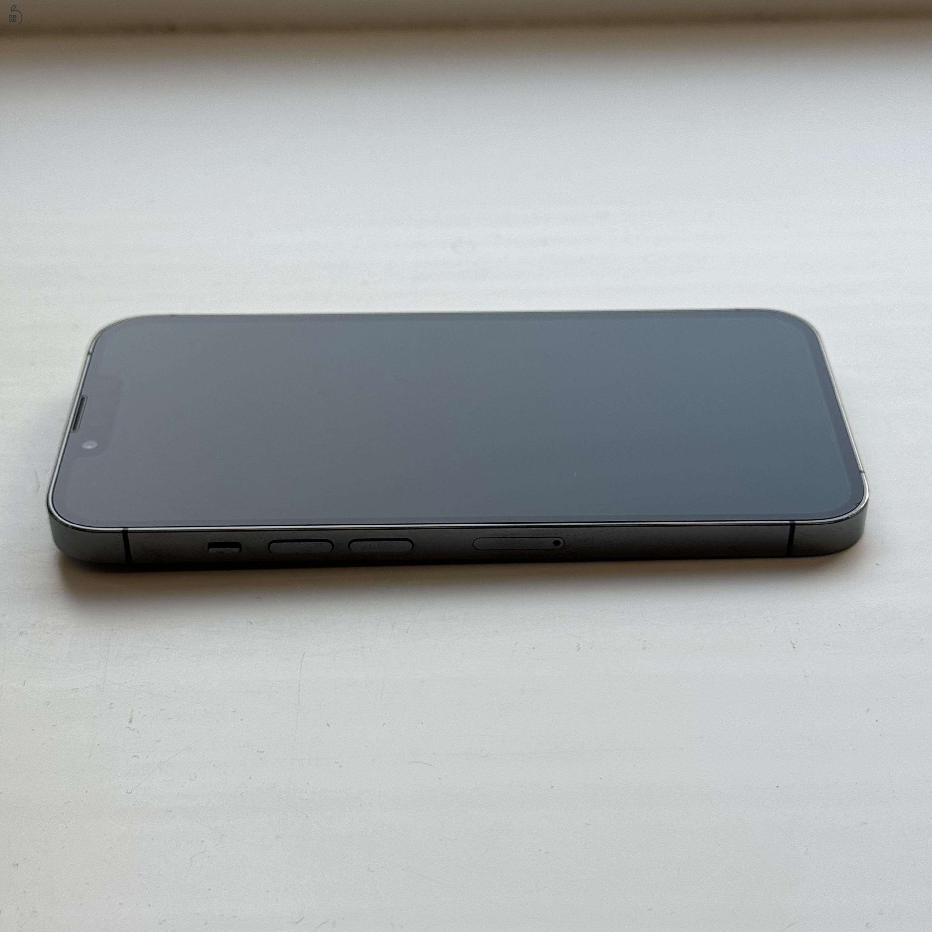 iPhone 13 Pro 128GB Graphite - Kártyfüggetlen, 1 ÉV GARANCIA, 95% Akkumulátor