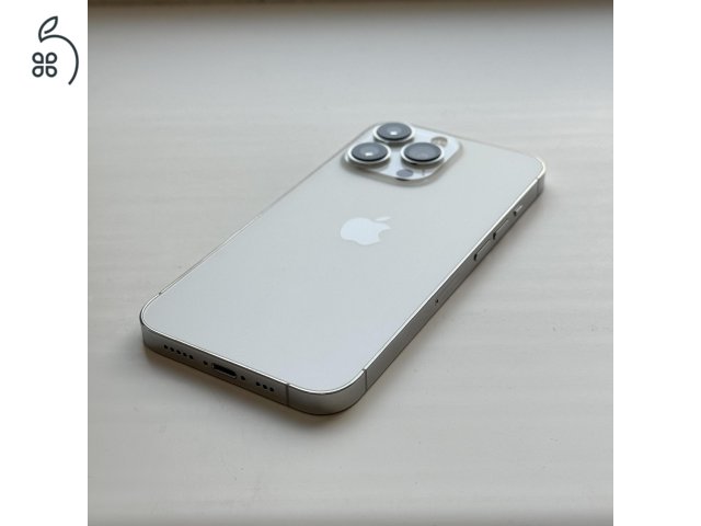 iPhone 13 Pro 128GB Silver - 1 ÉV GARANCIA, Kártyafüggetlen, 91% Akkumulátor