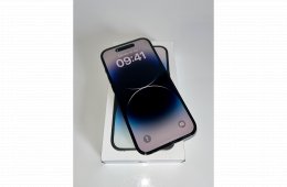 Hibátlan állapotú, karcmentes iPhone 14 Pro 128 GB Space Black, kártyafüggetlen