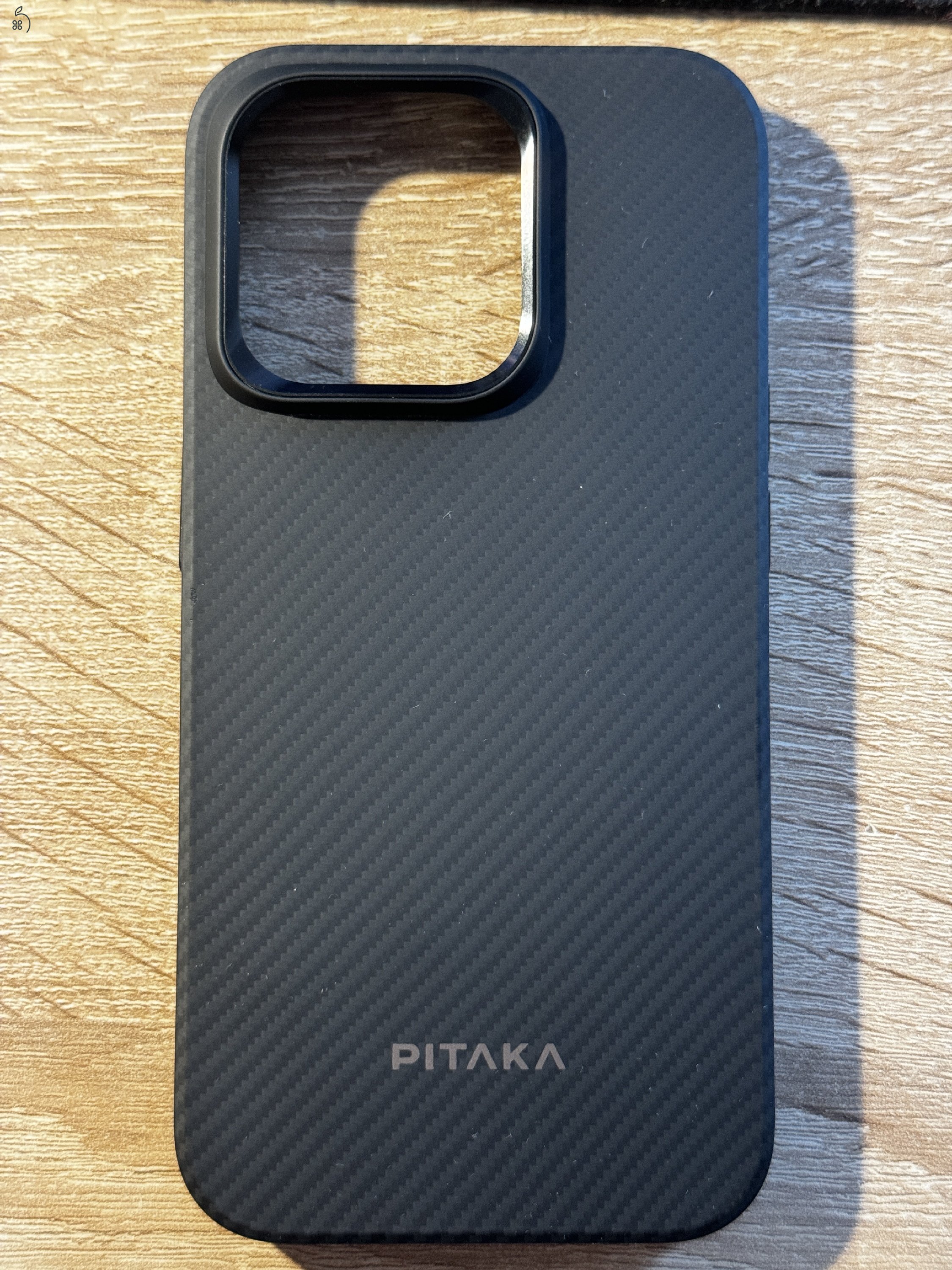 Pitaka iPhone 15 Pro MagEZ Pro 4 600D Case Black/Grey Twill Tok