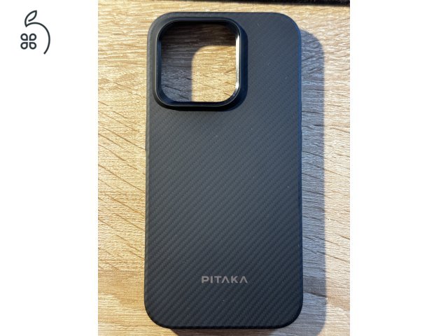 Pitaka iPhone 15 Pro MagEZ Pro 4 600D Case Black/Grey Twill Tok