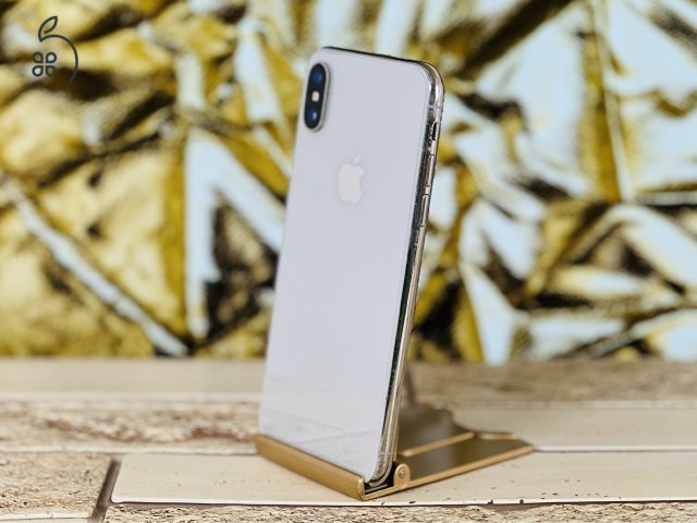 Eladó iPhone X 64 GB Silver 100% aksi szép állapotú - 12 HÓ GARANCIA - S1735