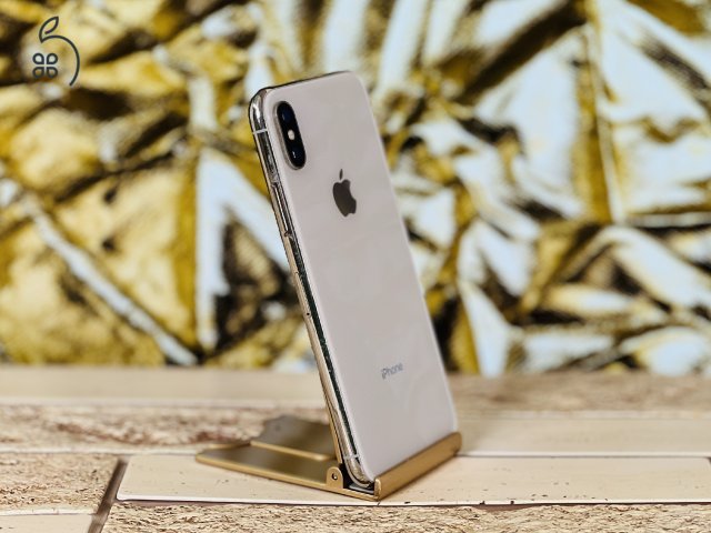 Eladó iPhone X 64 GB Silver 100% aksi szép állapotú - 12 HÓ GARANCIA - S1735