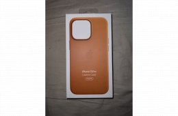 EREDETI ÚJ - Apple iPhone 13 Pro Leather case Golden Brown