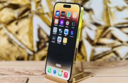 Eladó iPhone 14 Pro 256 GB Gold szép állapotú - 12 HÓ GARANCIA - S1775