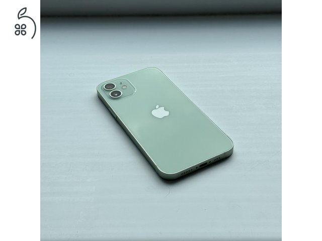 HIBÁTLAN iPhone 12 64GB Green - 1 ÉV GARANCIA, Kártyafüggetlen, 100% Akkumulátor