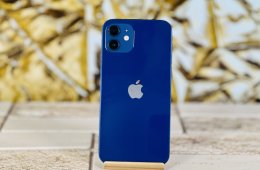 Eladó iPhone 12 128 GB Blue 100% aksi szép állapotú - 12 HÓ GARANCIA - S1779