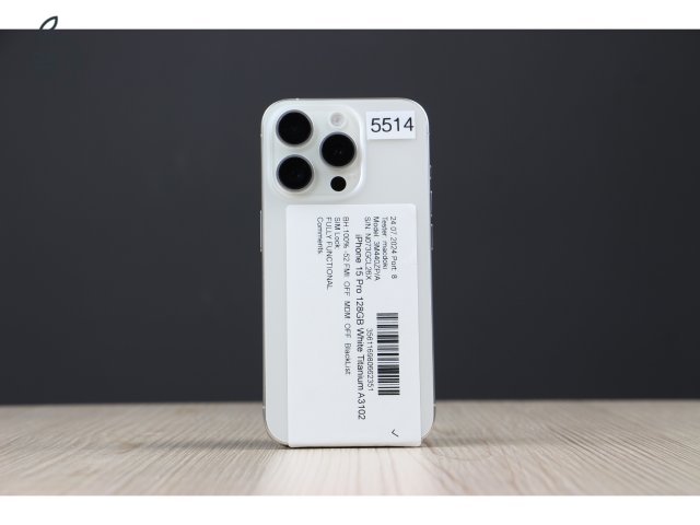 iPhone 15 Pro 128GB Fehér Titán US-5514