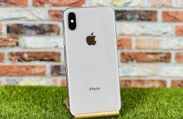 Eladó iPhone X 64 GB Silver 100% aksi szép állapotú - 12 HÓ GARANCIA - 1735