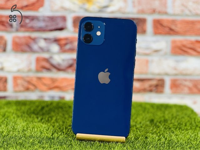 Eladó iPhone 12 128 GB Blue 100% aksi szép állapotú - 12 HÓ GARANCIA - 1779