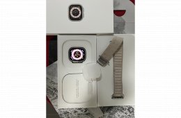 Apple Watch Ultra 49mm, L, eSim, 5G,Titan ház, karcmentes üveg kijelző