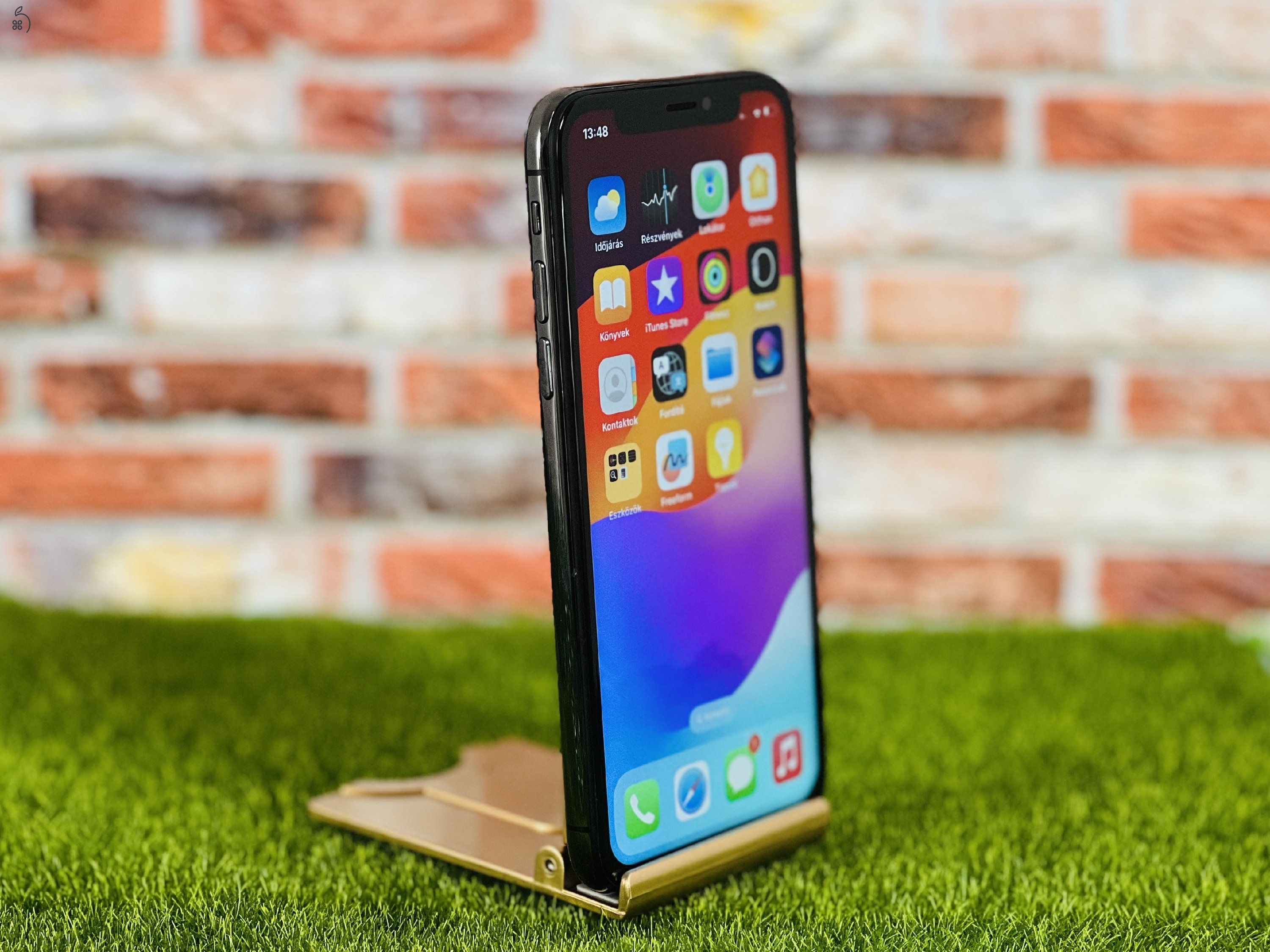 Eladó iPhone XS 64 GB Space Gray 100% aksi szép állapotú - 12 HÓ GARANCIA - 1799