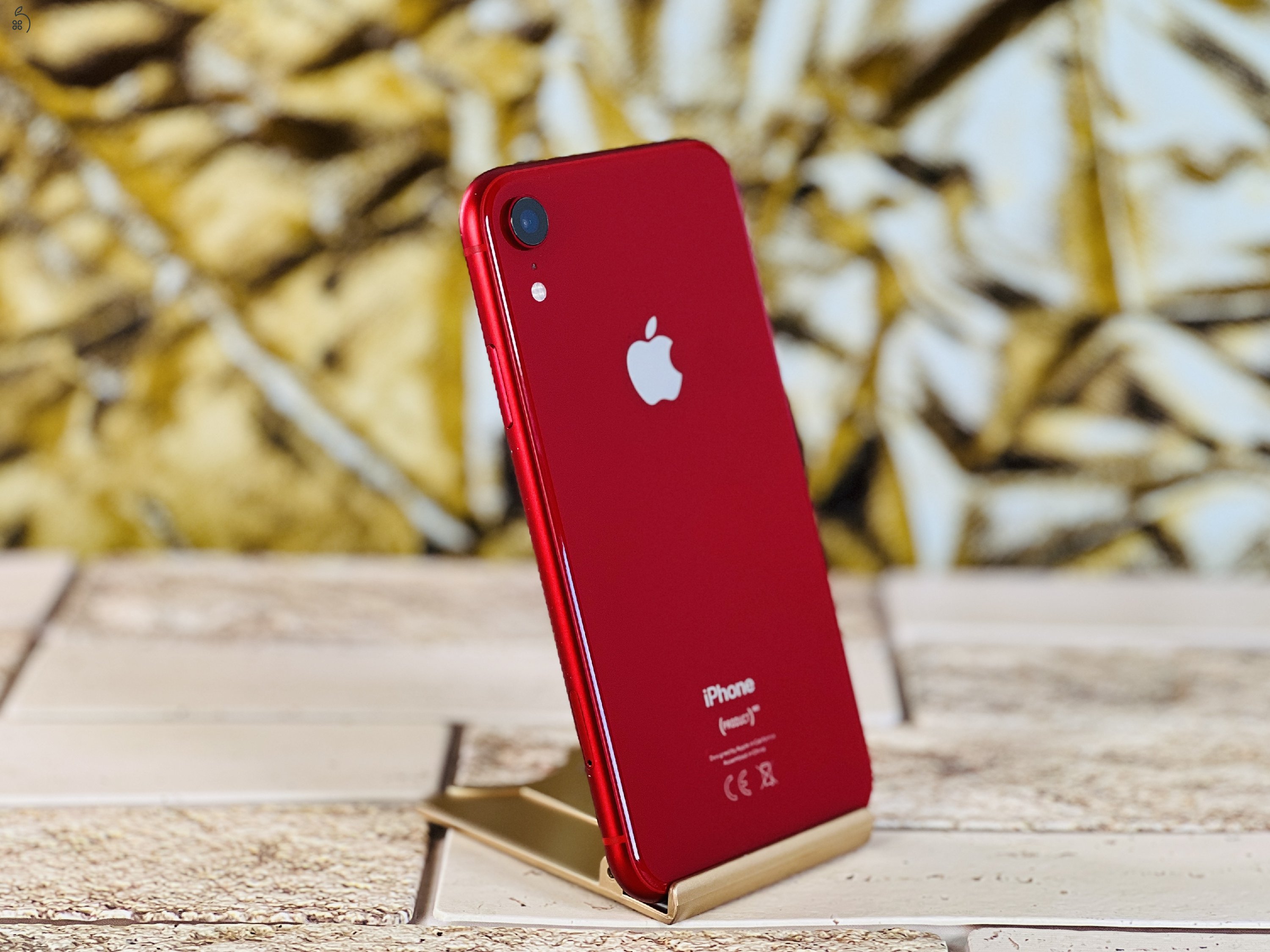 Eladó iPhone XR 128 GB PRODUCT RED szép állapotú - 12 HÓ GARANCIA - S1821