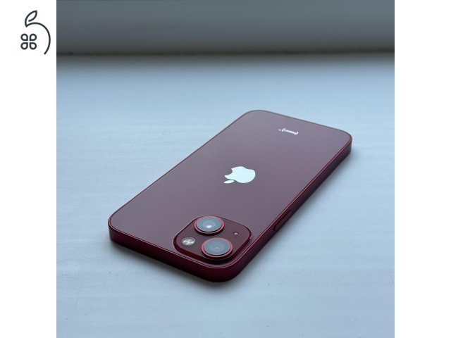 iPhone 13 128GB Red - Kártyfüggetlen, 1 ÉV GARANCIA, 100% Akkumulátor