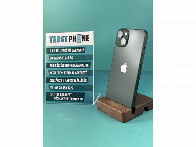 !! 1 ÉV GARANCIA !! Apple Iphone 13 Zöld 256GB – K4575 – AKKU 100%