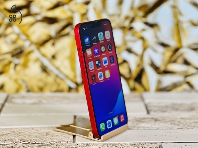 Eladó iPhone 13 PRODUCT RED 256GB 100% aksi szép állapotú - TP2435