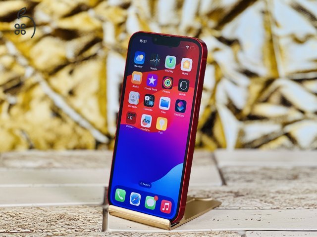 Eladó iPhone 13 PRODUCT RED 256GB 100% aksi szép állapotú - TP2435