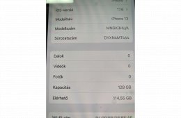 Szép állapotú,hibátlan működésű zöld iPhone 13 128gb eladó!