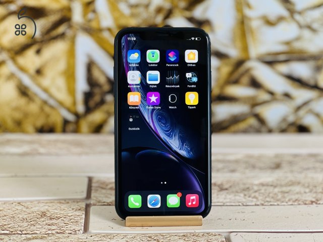  100% AKKU iPhone XR 64 GB Black -  12 HÓ GARANCIA - L5346