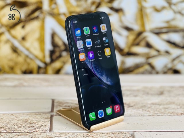  100% AKKU iPhone XR 64 GB Black -  12 HÓ GARANCIA - L5346