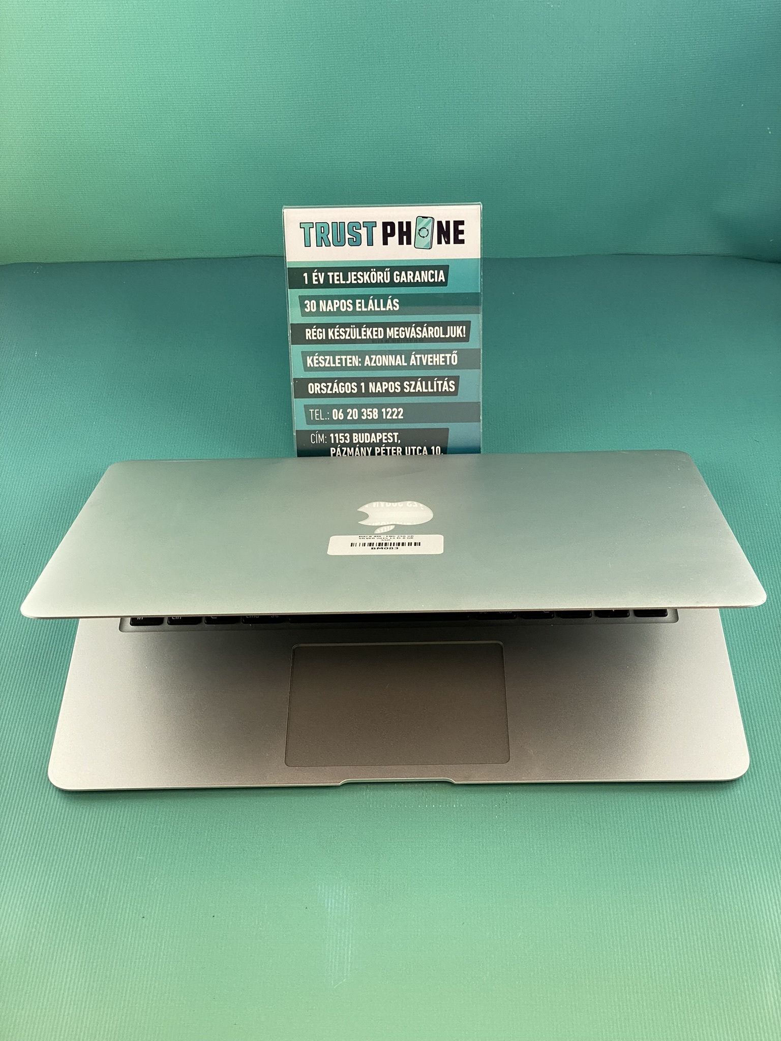 !! 1 ÉV GARANCIA !! Apple Macbook AIR ENG 128GB SSD Silver 2015 13″ i5 8 GB RAM szép állapotú – 12 HÓ GARANCIA – BM084