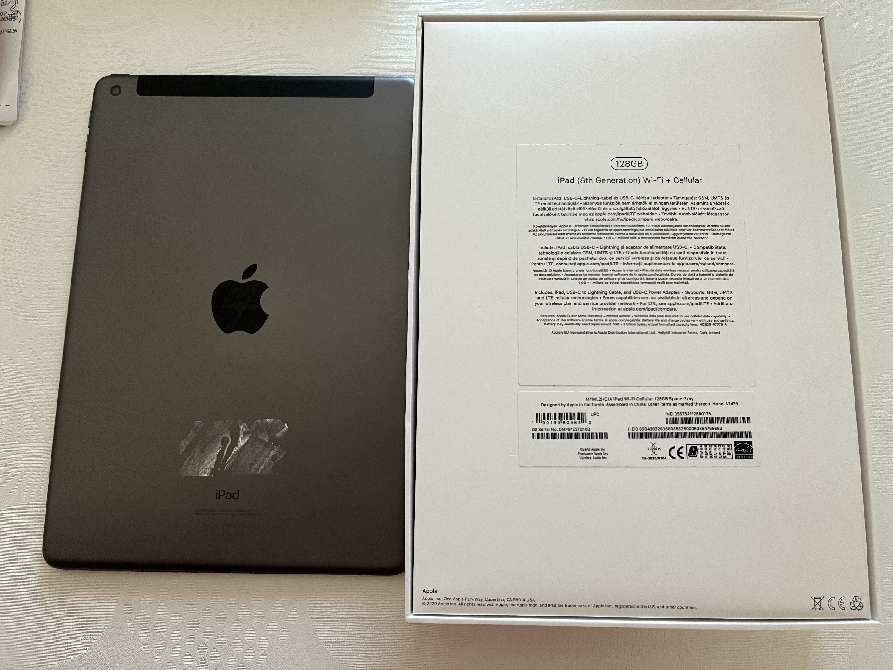 Ipad 8th Wifi + Cellular 128 GB