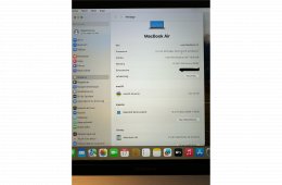 Macbook Air Retina 256 GB SSD / 16 GB RAM / Magyar billentyűzet